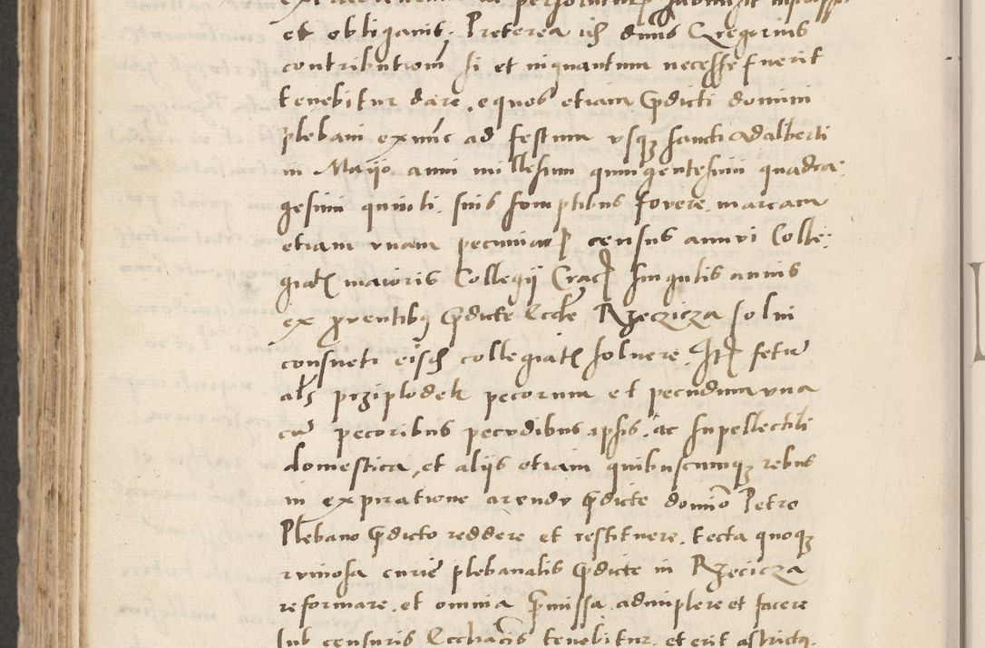 Zdjęcie nr 612 dla obiektu archiwalnego: Acta actorum causarum, sentenciarum et obligacionum coram reverendo patre domino Paulo Crassowsky Warssoviensi et Omnium Sanctorum preposito, canonico et officiali generali Cracoviensi ad annum Domini millesimum quingentesimum quadraresimum quatrum, cuius indicio est secunda pontificatus sanctissimi in Christo patris et domini nostri domini Pauli divina providencia pape tercii anno ipsius decimo, a die ac mense infrascriptis feliciter continuantur