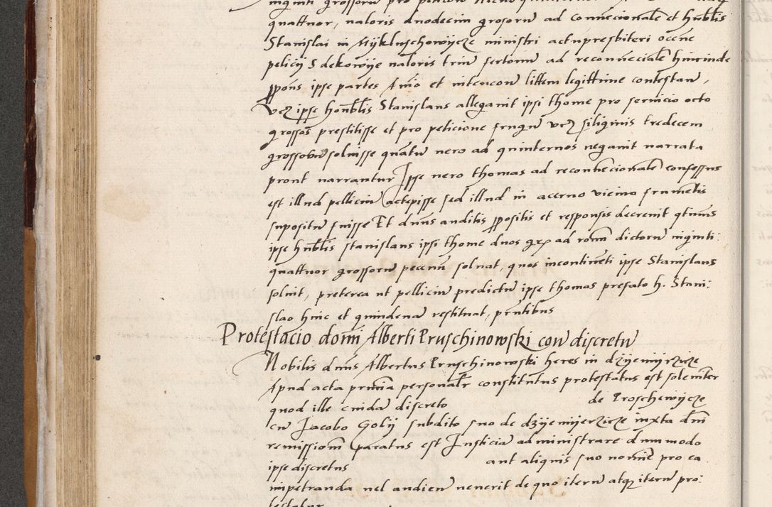 Zdjęcie nr 198 dla obiektu archiwalnego: Acta actorum coram reverendo patre domino Benedicto Isdbienski cancellario Gnesnesi, canonico et reverendissimi in Christo patris et domini domini Petri Dei gratia archiepiscopi Gnesnensis et episcopi Cracoviensis sedisque apostolice legati nati et primatis Regni Polonie, vicarioque in spiritualibus generali Cracoviensi ad annum Domini millesimum quingentisimum quadragesimum primum, cuius indictio est quatuordecima, pontificatus sanctissimi in Christo patris et domini nostri domini Pauli divina providencia pape tercii, anno ipsius septimo, feliciter continuantur. Dii cepta secundent