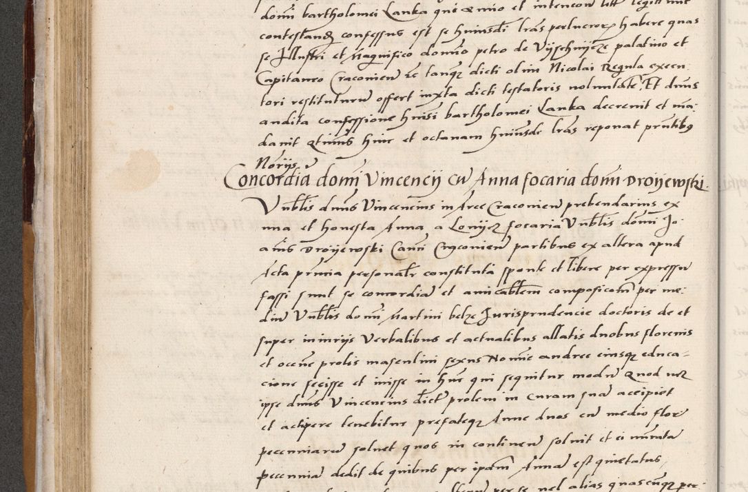 Zdjęcie nr 196 dla obiektu archiwalnego: Acta actorum coram reverendo patre domino Benedicto Isdbienski cancellario Gnesnesi, canonico et reverendissimi in Christo patris et domini domini Petri Dei gratia archiepiscopi Gnesnensis et episcopi Cracoviensis sedisque apostolice legati nati et primatis Regni Polonie, vicarioque in spiritualibus generali Cracoviensi ad annum Domini millesimum quingentisimum quadragesimum primum, cuius indictio est quatuordecima, pontificatus sanctissimi in Christo patris et domini nostri domini Pauli divina providencia pape tercii, anno ipsius septimo, feliciter continuantur. Dii cepta secundent
