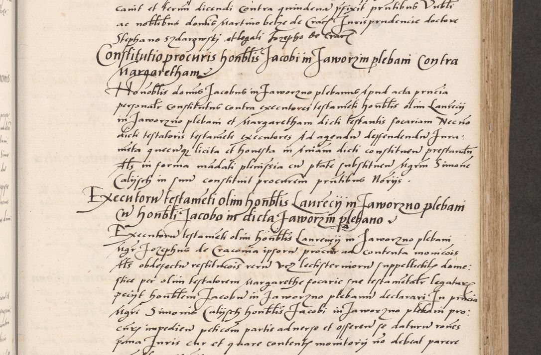 Zdjęcie nr 191 dla obiektu archiwalnego: Acta actorum coram reverendo patre domino Benedicto Isdbienski cancellario Gnesnesi, canonico et reverendissimi in Christo patris et domini domini Petri Dei gratia archiepiscopi Gnesnensis et episcopi Cracoviensis sedisque apostolice legati nati et primatis Regni Polonie, vicarioque in spiritualibus generali Cracoviensi ad annum Domini millesimum quingentisimum quadragesimum primum, cuius indictio est quatuordecima, pontificatus sanctissimi in Christo patris et domini nostri domini Pauli divina providencia pape tercii, anno ipsius septimo, feliciter continuantur. Dii cepta secundent