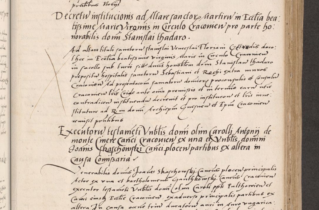 Zdjęcie nr 181 dla obiektu archiwalnego: Acta actorum coram reverendo patre domino Benedicto Isdbienski cancellario Gnesnesi, canonico et reverendissimi in Christo patris et domini domini Petri Dei gratia archiepiscopi Gnesnensis et episcopi Cracoviensis sedisque apostolice legati nati et primatis Regni Polonie, vicarioque in spiritualibus generali Cracoviensi ad annum Domini millesimum quingentisimum quadragesimum primum, cuius indictio est quatuordecima, pontificatus sanctissimi in Christo patris et domini nostri domini Pauli divina providencia pape tercii, anno ipsius septimo, feliciter continuantur. Dii cepta secundent