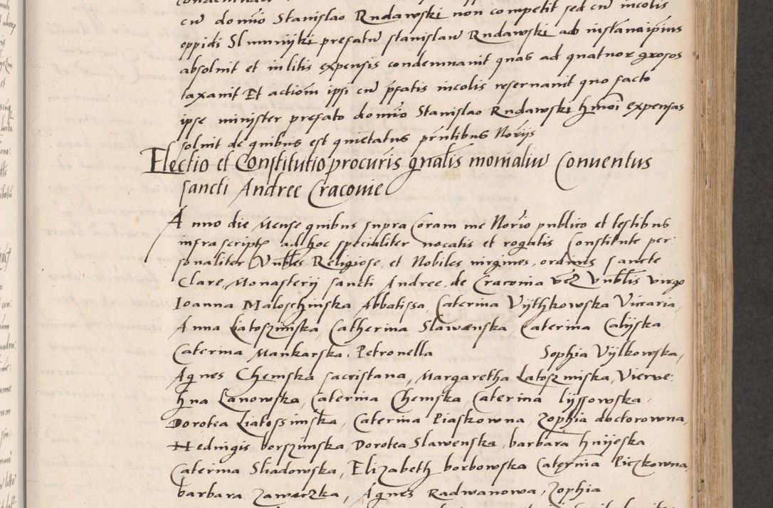 Zdjęcie nr 175 dla obiektu archiwalnego: Acta actorum coram reverendo patre domino Benedicto Isdbienski cancellario Gnesnesi, canonico et reverendissimi in Christo patris et domini domini Petri Dei gratia archiepiscopi Gnesnensis et episcopi Cracoviensis sedisque apostolice legati nati et primatis Regni Polonie, vicarioque in spiritualibus generali Cracoviensi ad annum Domini millesimum quingentisimum quadragesimum primum, cuius indictio est quatuordecima, pontificatus sanctissimi in Christo patris et domini nostri domini Pauli divina providencia pape tercii, anno ipsius septimo, feliciter continuantur. Dii cepta secundent