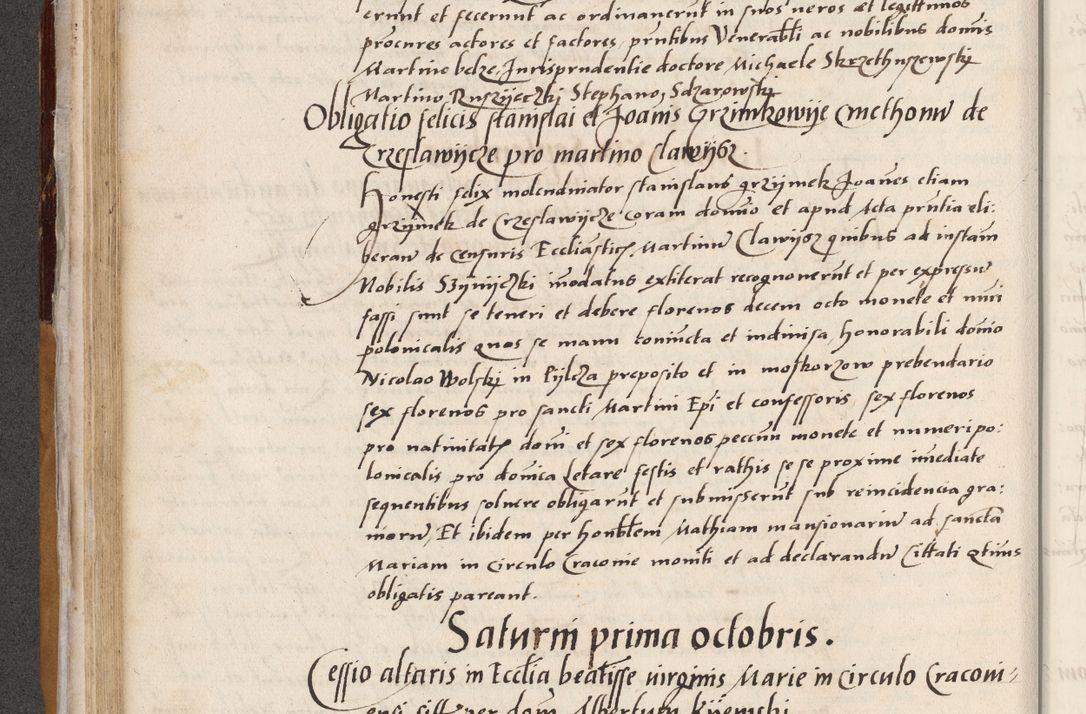 Zdjęcie nr 172 dla obiektu archiwalnego: Acta actorum coram reverendo patre domino Benedicto Isdbienski cancellario Gnesnesi, canonico et reverendissimi in Christo patris et domini domini Petri Dei gratia archiepiscopi Gnesnensis et episcopi Cracoviensis sedisque apostolice legati nati et primatis Regni Polonie, vicarioque in spiritualibus generali Cracoviensi ad annum Domini millesimum quingentisimum quadragesimum primum, cuius indictio est quatuordecima, pontificatus sanctissimi in Christo patris et domini nostri domini Pauli divina providencia pape tercii, anno ipsius septimo, feliciter continuantur. Dii cepta secundent