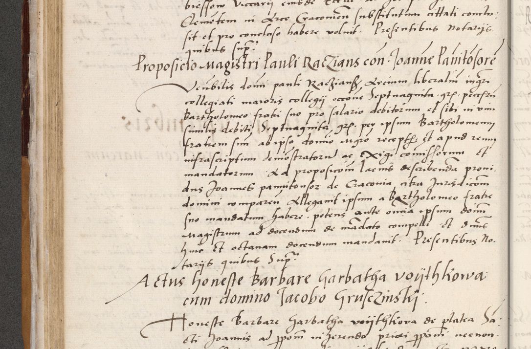 Zdjęcie nr 158 dla obiektu archiwalnego: Acta actorum coram reverendo patre domino Benedicto Isdbienski cancellario Gnesnesi, canonico et reverendissimi in Christo patris et domini domini Petri Dei gratia archiepiscopi Gnesnensis et episcopi Cracoviensis sedisque apostolice legati nati et primatis Regni Polonie, vicarioque in spiritualibus generali Cracoviensi ad annum Domini millesimum quingentisimum quadragesimum primum, cuius indictio est quatuordecima, pontificatus sanctissimi in Christo patris et domini nostri domini Pauli divina providencia pape tercii, anno ipsius septimo, feliciter continuantur. Dii cepta secundent