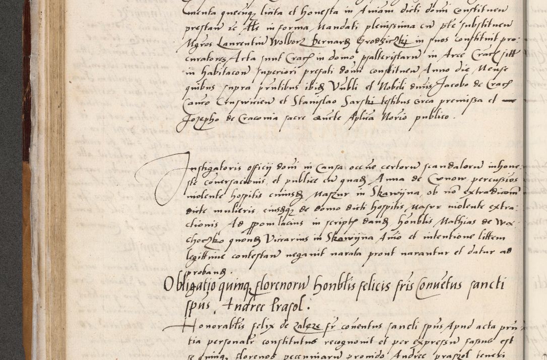 Zdjęcie nr 156 dla obiektu archiwalnego: Acta actorum coram reverendo patre domino Benedicto Isdbienski cancellario Gnesnesi, canonico et reverendissimi in Christo patris et domini domini Petri Dei gratia archiepiscopi Gnesnensis et episcopi Cracoviensis sedisque apostolice legati nati et primatis Regni Polonie, vicarioque in spiritualibus generali Cracoviensi ad annum Domini millesimum quingentisimum quadragesimum primum, cuius indictio est quatuordecima, pontificatus sanctissimi in Christo patris et domini nostri domini Pauli divina providencia pape tercii, anno ipsius septimo, feliciter continuantur. Dii cepta secundent