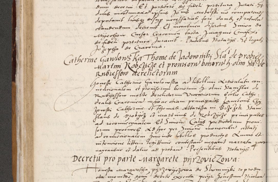 Zdjęcie nr 152 dla obiektu archiwalnego: Acta actorum coram reverendo patre domino Benedicto Isdbienski cancellario Gnesnesi, canonico et reverendissimi in Christo patris et domini domini Petri Dei gratia archiepiscopi Gnesnensis et episcopi Cracoviensis sedisque apostolice legati nati et primatis Regni Polonie, vicarioque in spiritualibus generali Cracoviensi ad annum Domini millesimum quingentisimum quadragesimum primum, cuius indictio est quatuordecima, pontificatus sanctissimi in Christo patris et domini nostri domini Pauli divina providencia pape tercii, anno ipsius septimo, feliciter continuantur. Dii cepta secundent