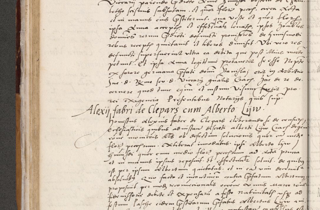 Zdjęcie nr 142 dla obiektu archiwalnego: Acta actorum coram reverendo patre domino Benedicto Isdbienski cancellario Gnesnesi, canonico et reverendissimi in Christo patris et domini domini Petri Dei gratia archiepiscopi Gnesnensis et episcopi Cracoviensis sedisque apostolice legati nati et primatis Regni Polonie, vicarioque in spiritualibus generali Cracoviensi ad annum Domini millesimum quingentisimum quadragesimum primum, cuius indictio est quatuordecima, pontificatus sanctissimi in Christo patris et domini nostri domini Pauli divina providencia pape tercii, anno ipsius septimo, feliciter continuantur. Dii cepta secundent