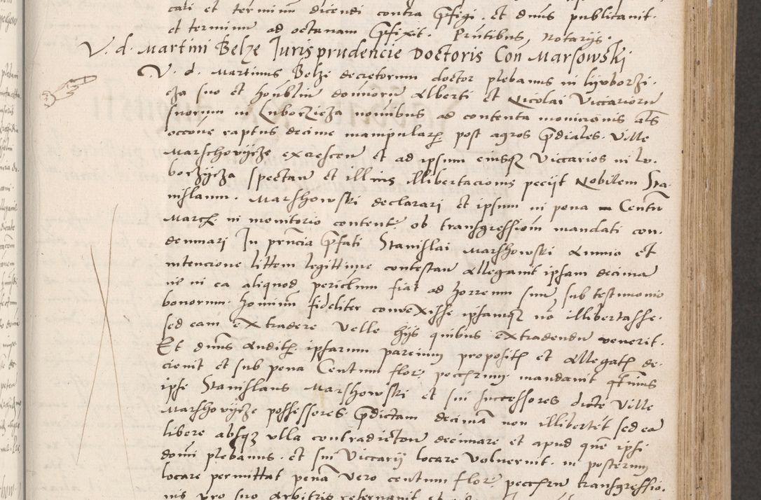 Zdjęcie nr 137 dla obiektu archiwalnego: Acta actorum coram reverendo patre domino Benedicto Isdbienski cancellario Gnesnesi, canonico et reverendissimi in Christo patris et domini domini Petri Dei gratia archiepiscopi Gnesnensis et episcopi Cracoviensis sedisque apostolice legati nati et primatis Regni Polonie, vicarioque in spiritualibus generali Cracoviensi ad annum Domini millesimum quingentisimum quadragesimum primum, cuius indictio est quatuordecima, pontificatus sanctissimi in Christo patris et domini nostri domini Pauli divina providencia pape tercii, anno ipsius septimo, feliciter continuantur. Dii cepta secundent