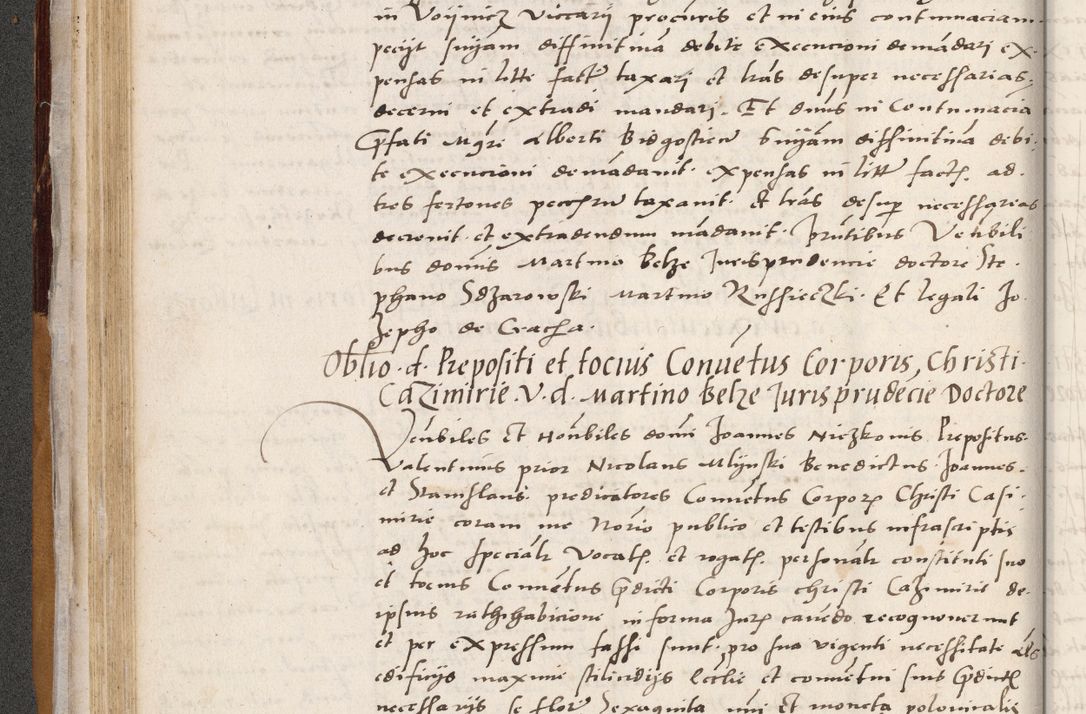 Zdjęcie nr 118 dla obiektu archiwalnego: Acta actorum coram reverendo patre domino Benedicto Isdbienski cancellario Gnesnesi, canonico et reverendissimi in Christo patris et domini domini Petri Dei gratia archiepiscopi Gnesnensis et episcopi Cracoviensis sedisque apostolice legati nati et primatis Regni Polonie, vicarioque in spiritualibus generali Cracoviensi ad annum Domini millesimum quingentisimum quadragesimum primum, cuius indictio est quatuordecima, pontificatus sanctissimi in Christo patris et domini nostri domini Pauli divina providencia pape tercii, anno ipsius septimo, feliciter continuantur. Dii cepta secundent