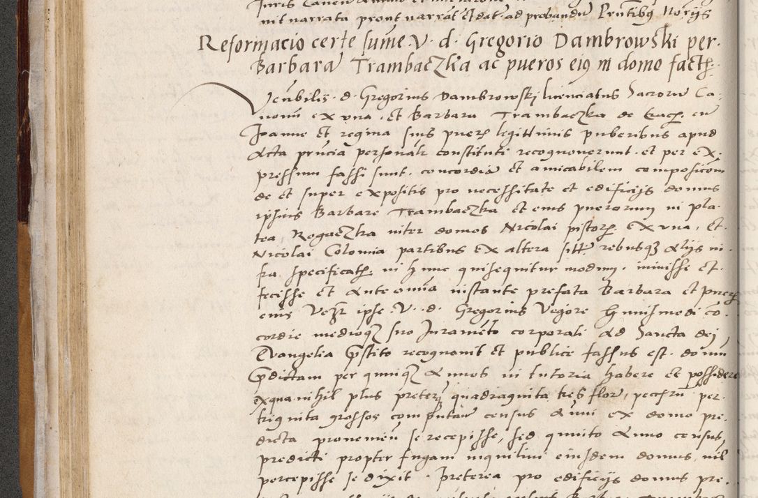 Zdjęcie nr 116 dla obiektu archiwalnego: Acta actorum coram reverendo patre domino Benedicto Isdbienski cancellario Gnesnesi, canonico et reverendissimi in Christo patris et domini domini Petri Dei gratia archiepiscopi Gnesnensis et episcopi Cracoviensis sedisque apostolice legati nati et primatis Regni Polonie, vicarioque in spiritualibus generali Cracoviensi ad annum Domini millesimum quingentisimum quadragesimum primum, cuius indictio est quatuordecima, pontificatus sanctissimi in Christo patris et domini nostri domini Pauli divina providencia pape tercii, anno ipsius septimo, feliciter continuantur. Dii cepta secundent