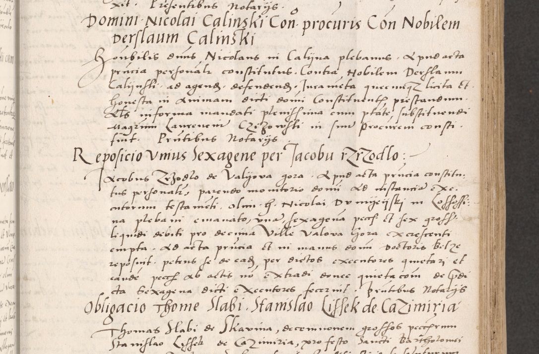 Zdjęcie nr 111 dla obiektu archiwalnego: Acta actorum coram reverendo patre domino Benedicto Isdbienski cancellario Gnesnesi, canonico et reverendissimi in Christo patris et domini domini Petri Dei gratia archiepiscopi Gnesnensis et episcopi Cracoviensis sedisque apostolice legati nati et primatis Regni Polonie, vicarioque in spiritualibus generali Cracoviensi ad annum Domini millesimum quingentisimum quadragesimum primum, cuius indictio est quatuordecima, pontificatus sanctissimi in Christo patris et domini nostri domini Pauli divina providencia pape tercii, anno ipsius septimo, feliciter continuantur. Dii cepta secundent