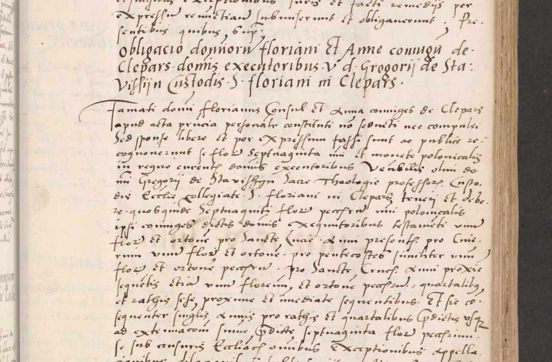 Zdjęcie nr 101 dla obiektu archiwalnego: Acta actorum coram reverendo patre domino Benedicto Isdbienski cancellario Gnesnesi, canonico et reverendissimi in Christo patris et domini domini Petri Dei gratia archiepiscopi Gnesnensis et episcopi Cracoviensis sedisque apostolice legati nati et primatis Regni Polonie, vicarioque in spiritualibus generali Cracoviensi ad annum Domini millesimum quingentisimum quadragesimum primum, cuius indictio est quatuordecima, pontificatus sanctissimi in Christo patris et domini nostri domini Pauli divina providencia pape tercii, anno ipsius septimo, feliciter continuantur. Dii cepta secundent