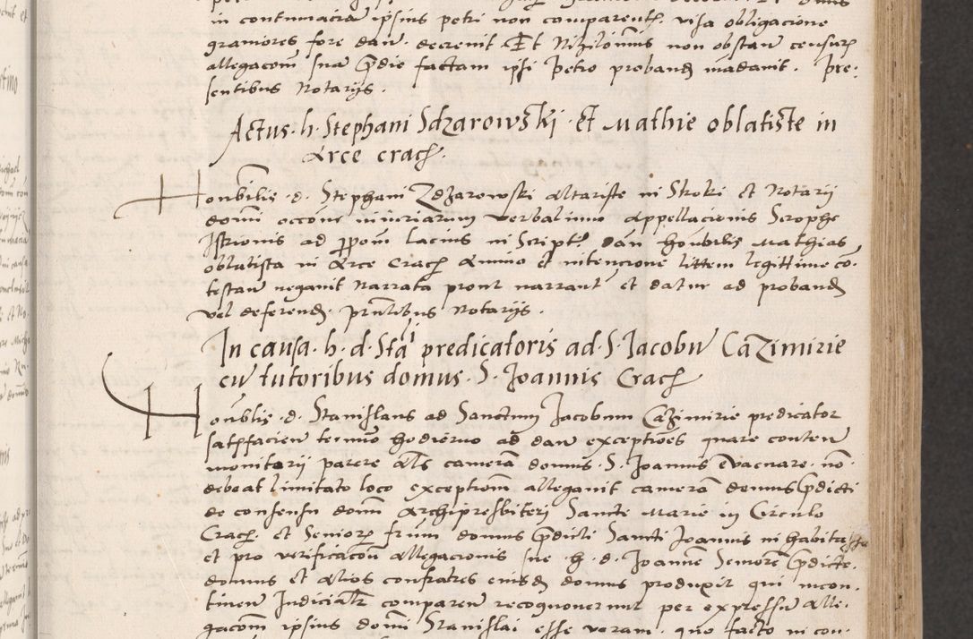 Zdjęcie nr 81 dla obiektu archiwalnego: Acta actorum coram reverendo patre domino Benedicto Isdbienski cancellario Gnesnesi, canonico et reverendissimi in Christo patris et domini domini Petri Dei gratia archiepiscopi Gnesnensis et episcopi Cracoviensis sedisque apostolice legati nati et primatis Regni Polonie, vicarioque in spiritualibus generali Cracoviensi ad annum Domini millesimum quingentisimum quadragesimum primum, cuius indictio est quatuordecima, pontificatus sanctissimi in Christo patris et domini nostri domini Pauli divina providencia pape tercii, anno ipsius septimo, feliciter continuantur. Dii cepta secundent