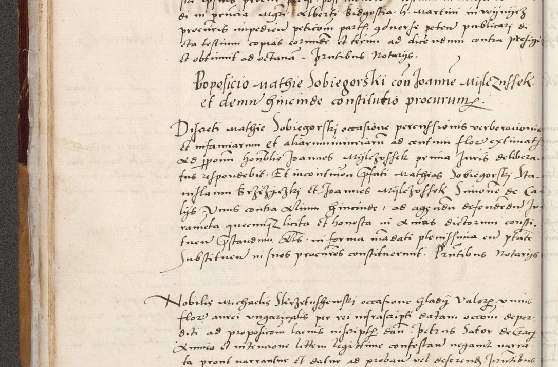Zdjęcie nr 72 dla obiektu archiwalnego: Acta actorum coram reverendo patre domino Benedicto Isdbienski cancellario Gnesnesi, canonico et reverendissimi in Christo patris et domini domini Petri Dei gratia archiepiscopi Gnesnensis et episcopi Cracoviensis sedisque apostolice legati nati et primatis Regni Polonie, vicarioque in spiritualibus generali Cracoviensi ad annum Domini millesimum quingentisimum quadragesimum primum, cuius indictio est quatuordecima, pontificatus sanctissimi in Christo patris et domini nostri domini Pauli divina providencia pape tercii, anno ipsius septimo, feliciter continuantur. Dii cepta secundent