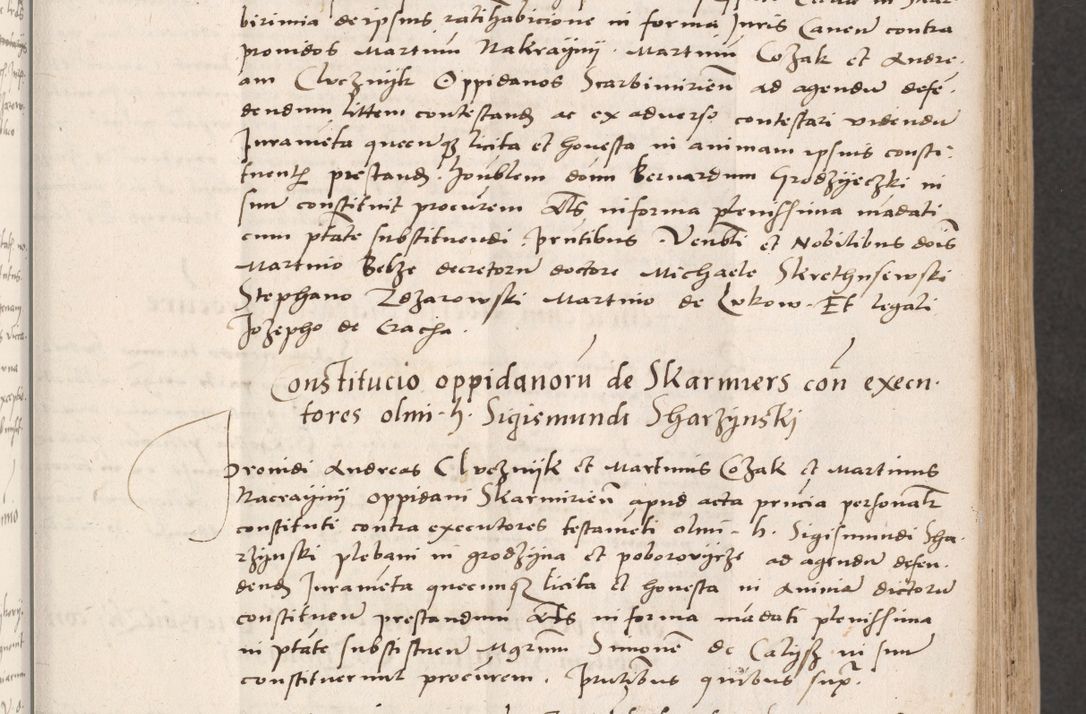 Zdjęcie nr 67 dla obiektu archiwalnego: Acta actorum coram reverendo patre domino Benedicto Isdbienski cancellario Gnesnesi, canonico et reverendissimi in Christo patris et domini domini Petri Dei gratia archiepiscopi Gnesnensis et episcopi Cracoviensis sedisque apostolice legati nati et primatis Regni Polonie, vicarioque in spiritualibus generali Cracoviensi ad annum Domini millesimum quingentisimum quadragesimum primum, cuius indictio est quatuordecima, pontificatus sanctissimi in Christo patris et domini nostri domini Pauli divina providencia pape tercii, anno ipsius septimo, feliciter continuantur. Dii cepta secundent
