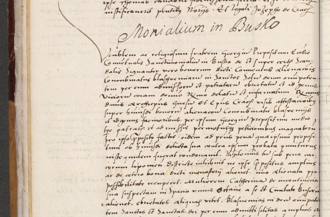 Zdjęcie nr 60 dla obiektu archiwalnego: Acta actorum coram reverendo patre domino Benedicto Isdbienski cancellario Gnesnesi, canonico et reverendissimi in Christo patris et domini domini Petri Dei gratia archiepiscopi Gnesnensis et episcopi Cracoviensis sedisque apostolice legati nati et primatis Regni Polonie, vicarioque in spiritualibus generali Cracoviensi ad annum Domini millesimum quingentisimum quadragesimum primum, cuius indictio est quatuordecima, pontificatus sanctissimi in Christo patris et domini nostri domini Pauli divina providencia pape tercii, anno ipsius septimo, feliciter continuantur. Dii cepta secundent