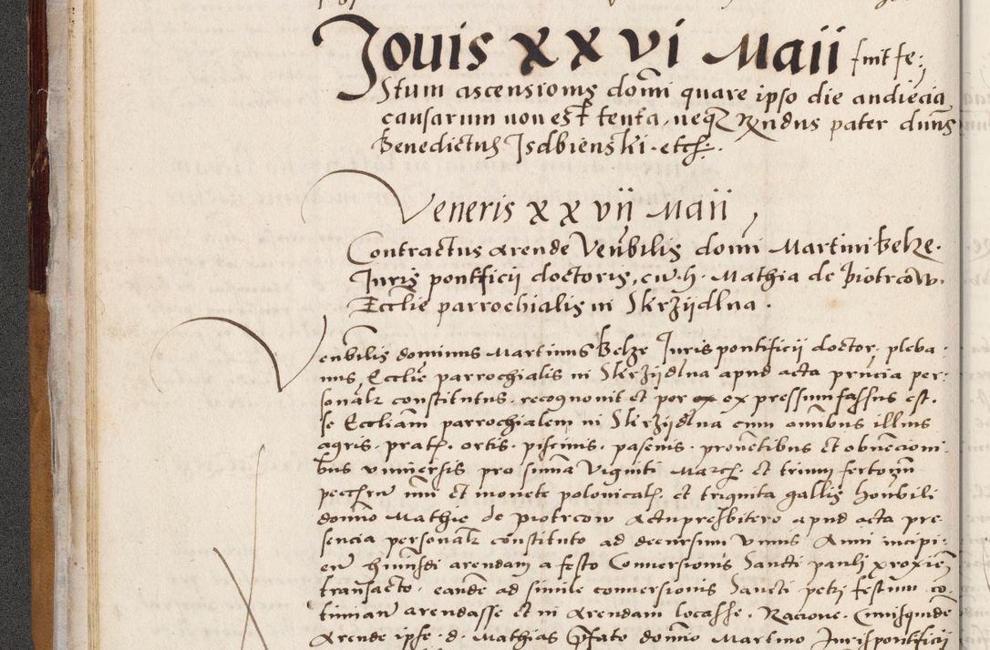 Zdjęcie nr 58 dla obiektu archiwalnego: Acta actorum coram reverendo patre domino Benedicto Isdbienski cancellario Gnesnesi, canonico et reverendissimi in Christo patris et domini domini Petri Dei gratia archiepiscopi Gnesnensis et episcopi Cracoviensis sedisque apostolice legati nati et primatis Regni Polonie, vicarioque in spiritualibus generali Cracoviensi ad annum Domini millesimum quingentisimum quadragesimum primum, cuius indictio est quatuordecima, pontificatus sanctissimi in Christo patris et domini nostri domini Pauli divina providencia pape tercii, anno ipsius septimo, feliciter continuantur. Dii cepta secundent