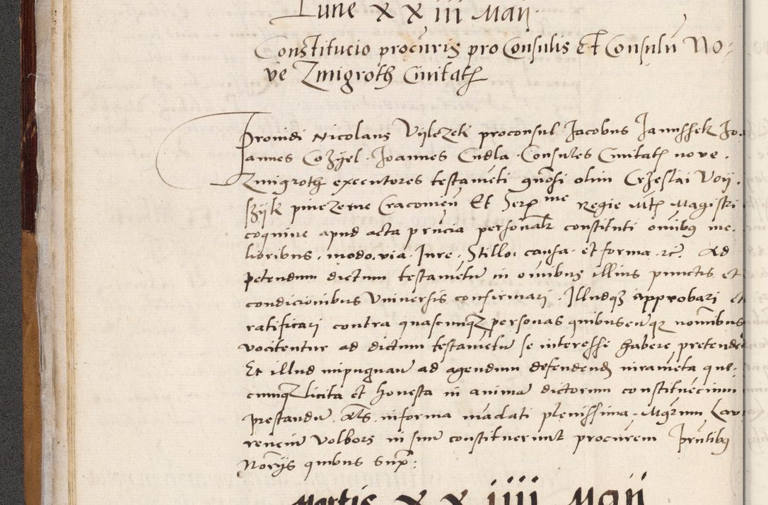 Zdjęcie nr 56 dla obiektu archiwalnego: Acta actorum coram reverendo patre domino Benedicto Isdbienski cancellario Gnesnesi, canonico et reverendissimi in Christo patris et domini domini Petri Dei gratia archiepiscopi Gnesnensis et episcopi Cracoviensis sedisque apostolice legati nati et primatis Regni Polonie, vicarioque in spiritualibus generali Cracoviensi ad annum Domini millesimum quingentisimum quadragesimum primum, cuius indictio est quatuordecima, pontificatus sanctissimi in Christo patris et domini nostri domini Pauli divina providencia pape tercii, anno ipsius septimo, feliciter continuantur. Dii cepta secundent
