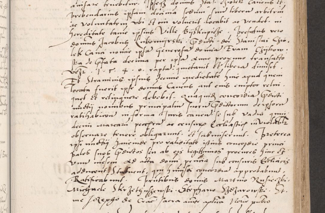 Zdjęcie nr 53 dla obiektu archiwalnego: Acta actorum coram reverendo patre domino Benedicto Isdbienski cancellario Gnesnesi, canonico et reverendissimi in Christo patris et domini domini Petri Dei gratia archiepiscopi Gnesnensis et episcopi Cracoviensis sedisque apostolice legati nati et primatis Regni Polonie, vicarioque in spiritualibus generali Cracoviensi ad annum Domini millesimum quingentisimum quadragesimum primum, cuius indictio est quatuordecima, pontificatus sanctissimi in Christo patris et domini nostri domini Pauli divina providencia pape tercii, anno ipsius septimo, feliciter continuantur. Dii cepta secundent