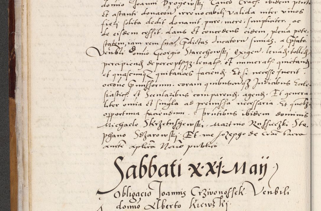 Zdjęcie nr 54 dla obiektu archiwalnego: Acta actorum coram reverendo patre domino Benedicto Isdbienski cancellario Gnesnesi, canonico et reverendissimi in Christo patris et domini domini Petri Dei gratia archiepiscopi Gnesnensis et episcopi Cracoviensis sedisque apostolice legati nati et primatis Regni Polonie, vicarioque in spiritualibus generali Cracoviensi ad annum Domini millesimum quingentisimum quadragesimum primum, cuius indictio est quatuordecima, pontificatus sanctissimi in Christo patris et domini nostri domini Pauli divina providencia pape tercii, anno ipsius septimo, feliciter continuantur. Dii cepta secundent