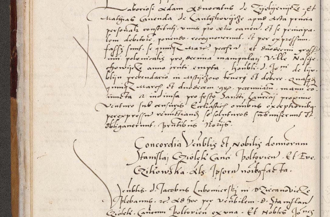 Zdjęcie nr 52 dla obiektu archiwalnego: Acta actorum coram reverendo patre domino Benedicto Isdbienski cancellario Gnesnesi, canonico et reverendissimi in Christo patris et domini domini Petri Dei gratia archiepiscopi Gnesnensis et episcopi Cracoviensis sedisque apostolice legati nati et primatis Regni Polonie, vicarioque in spiritualibus generali Cracoviensi ad annum Domini millesimum quingentisimum quadragesimum primum, cuius indictio est quatuordecima, pontificatus sanctissimi in Christo patris et domini nostri domini Pauli divina providencia pape tercii, anno ipsius septimo, feliciter continuantur. Dii cepta secundent