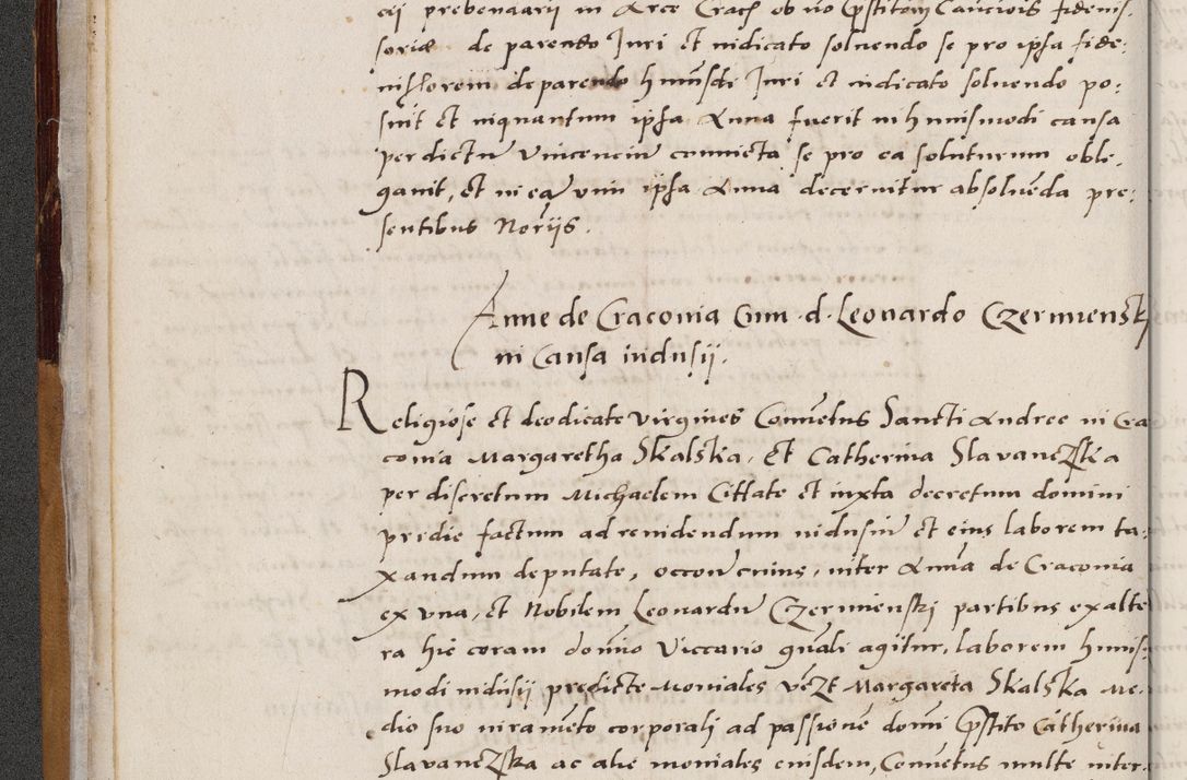 Zdjęcie nr 44 dla obiektu archiwalnego: Acta actorum coram reverendo patre domino Benedicto Isdbienski cancellario Gnesnesi, canonico et reverendissimi in Christo patris et domini domini Petri Dei gratia archiepiscopi Gnesnensis et episcopi Cracoviensis sedisque apostolice legati nati et primatis Regni Polonie, vicarioque in spiritualibus generali Cracoviensi ad annum Domini millesimum quingentisimum quadragesimum primum, cuius indictio est quatuordecima, pontificatus sanctissimi in Christo patris et domini nostri domini Pauli divina providencia pape tercii, anno ipsius septimo, feliciter continuantur. Dii cepta secundent