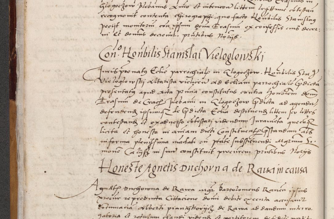Zdjęcie nr 38 dla obiektu archiwalnego: Acta actorum coram reverendo patre domino Benedicto Isdbienski cancellario Gnesnesi, canonico et reverendissimi in Christo patris et domini domini Petri Dei gratia archiepiscopi Gnesnensis et episcopi Cracoviensis sedisque apostolice legati nati et primatis Regni Polonie, vicarioque in spiritualibus generali Cracoviensi ad annum Domini millesimum quingentisimum quadragesimum primum, cuius indictio est quatuordecima, pontificatus sanctissimi in Christo patris et domini nostri domini Pauli divina providencia pape tercii, anno ipsius septimo, feliciter continuantur. Dii cepta secundent