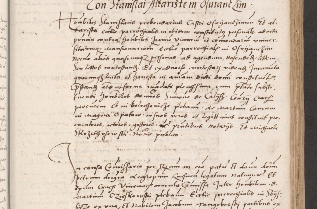 Zdjęcie nr 33 dla obiektu archiwalnego: Acta actorum coram reverendo patre domino Benedicto Isdbienski cancellario Gnesnesi, canonico et reverendissimi in Christo patris et domini domini Petri Dei gratia archiepiscopi Gnesnensis et episcopi Cracoviensis sedisque apostolice legati nati et primatis Regni Polonie, vicarioque in spiritualibus generali Cracoviensi ad annum Domini millesimum quingentisimum quadragesimum primum, cuius indictio est quatuordecima, pontificatus sanctissimi in Christo patris et domini nostri domini Pauli divina providencia pape tercii, anno ipsius septimo, feliciter continuantur. Dii cepta secundent