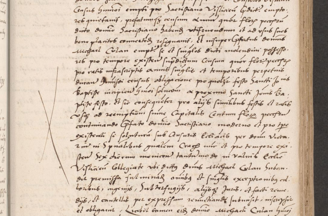 Zdjęcie nr 35 dla obiektu archiwalnego: Acta actorum coram reverendo patre domino Benedicto Isdbienski cancellario Gnesnesi, canonico et reverendissimi in Christo patris et domini domini Petri Dei gratia archiepiscopi Gnesnensis et episcopi Cracoviensis sedisque apostolice legati nati et primatis Regni Polonie, vicarioque in spiritualibus generali Cracoviensi ad annum Domini millesimum quingentisimum quadragesimum primum, cuius indictio est quatuordecima, pontificatus sanctissimi in Christo patris et domini nostri domini Pauli divina providencia pape tercii, anno ipsius septimo, feliciter continuantur. Dii cepta secundent