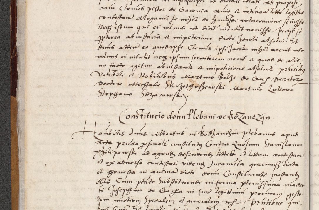 Zdjęcie nr 26 dla obiektu archiwalnego: Acta actorum coram reverendo patre domino Benedicto Isdbienski cancellario Gnesnesi, canonico et reverendissimi in Christo patris et domini domini Petri Dei gratia archiepiscopi Gnesnensis et episcopi Cracoviensis sedisque apostolice legati nati et primatis Regni Polonie, vicarioque in spiritualibus generali Cracoviensi ad annum Domini millesimum quingentisimum quadragesimum primum, cuius indictio est quatuordecima, pontificatus sanctissimi in Christo patris et domini nostri domini Pauli divina providencia pape tercii, anno ipsius septimo, feliciter continuantur. Dii cepta secundent