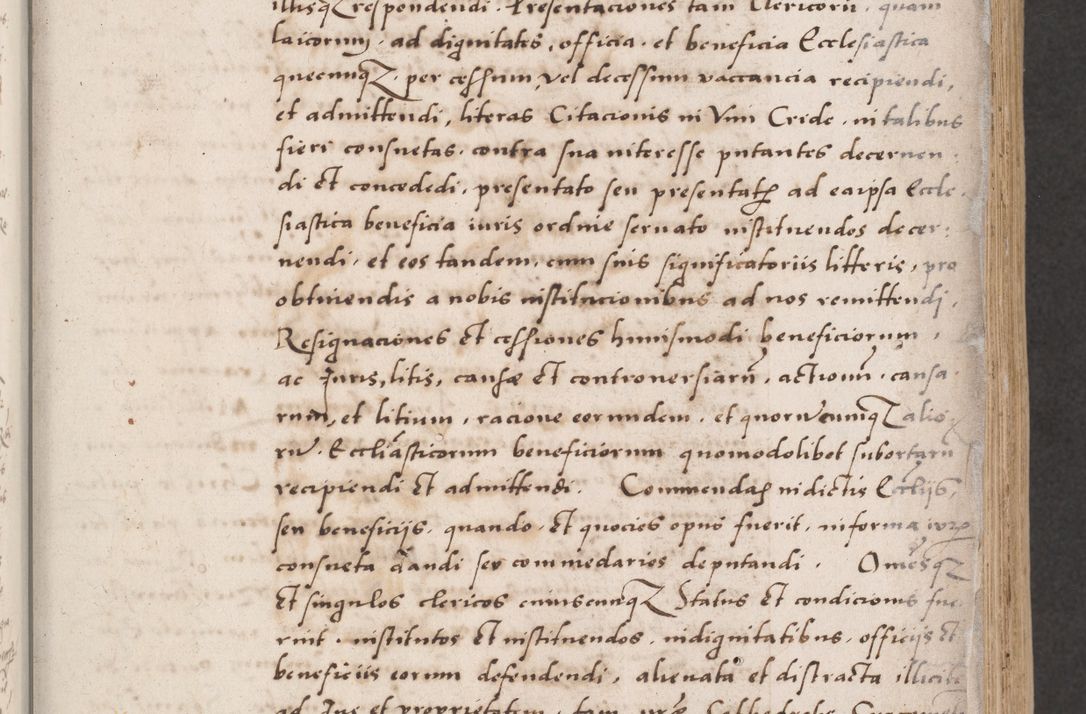 Zdjęcie nr 17 dla obiektu archiwalnego: Acta actorum coram reverendo patre domino Benedicto Isdbienski cancellario Gnesnesi, canonico et reverendissimi in Christo patris et domini domini Petri Dei gratia archiepiscopi Gnesnensis et episcopi Cracoviensis sedisque apostolice legati nati et primatis Regni Polonie, vicarioque in spiritualibus generali Cracoviensi ad annum Domini millesimum quingentisimum quadragesimum primum, cuius indictio est quatuordecima, pontificatus sanctissimi in Christo patris et domini nostri domini Pauli divina providencia pape tercii, anno ipsius septimo, feliciter continuantur. Dii cepta secundent