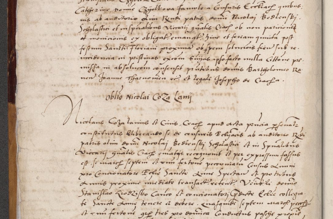 Zdjęcie nr 16 dla obiektu archiwalnego: Acta actorum coram reverendo patre domino Benedicto Isdbienski cancellario Gnesnesi, canonico et reverendissimi in Christo patris et domini domini Petri Dei gratia archiepiscopi Gnesnensis et episcopi Cracoviensis sedisque apostolice legati nati et primatis Regni Polonie, vicarioque in spiritualibus generali Cracoviensi ad annum Domini millesimum quingentisimum quadragesimum primum, cuius indictio est quatuordecima, pontificatus sanctissimi in Christo patris et domini nostri domini Pauli divina providencia pape tercii, anno ipsius septimo, feliciter continuantur. Dii cepta secundent