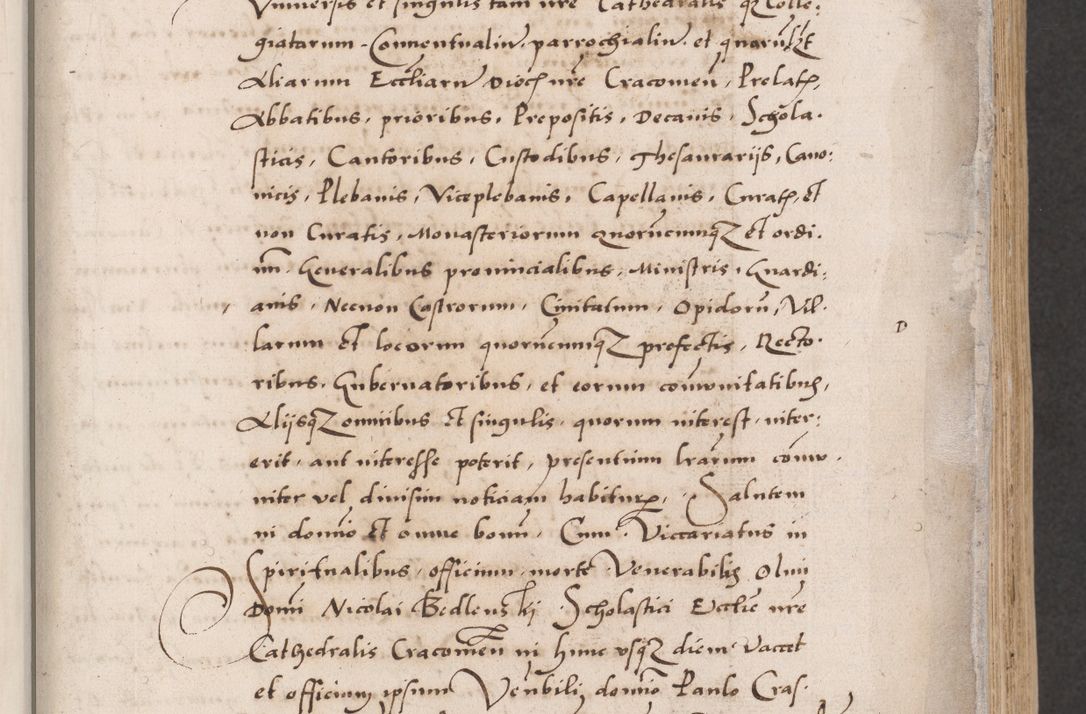 Zdjęcie nr 11 dla obiektu archiwalnego: Acta actorum coram reverendo patre domino Benedicto Isdbienski cancellario Gnesnesi, canonico et reverendissimi in Christo patris et domini domini Petri Dei gratia archiepiscopi Gnesnensis et episcopi Cracoviensis sedisque apostolice legati nati et primatis Regni Polonie, vicarioque in spiritualibus generali Cracoviensi ad annum Domini millesimum quingentisimum quadragesimum primum, cuius indictio est quatuordecima, pontificatus sanctissimi in Christo patris et domini nostri domini Pauli divina providencia pape tercii, anno ipsius septimo, feliciter continuantur. Dii cepta secundent