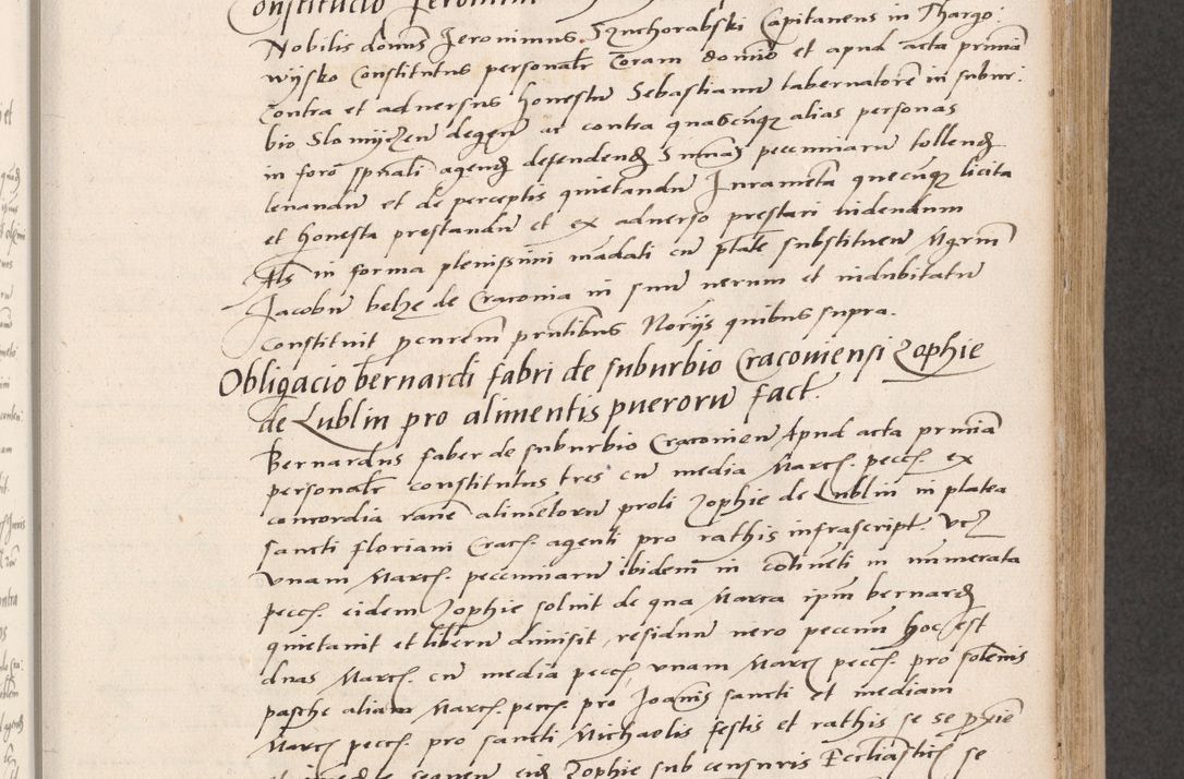Zdjęcie nr 205 dla obiektu archiwalnego: Acta actorum coram reverendo patre domino Benedicto Isdbienski cancellario Gnesnesi, canonico et reverendissimi in Christo patris et domini domini Petri Dei gratia archiepiscopi Gnesnensis et episcopi Cracoviensis sedisque apostolice legati nati et primatis Regni Polonie, vicarioque in spiritualibus generali Cracoviensi ad annum Domini millesimum quingentisimum quadragesimum primum, cuius indictio est quatuordecima, pontificatus sanctissimi in Christo patris et domini nostri domini Pauli divina providencia pape tercii, anno ipsius septimo, feliciter continuantur. Dii cepta secundent