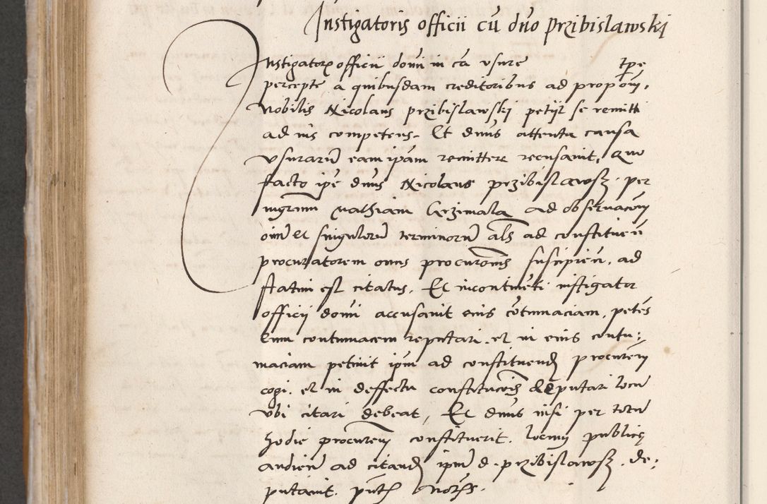 Zdjęcie nr 404 dla obiektu archiwalnego: Acta actorum coram reverendo patre domino Benedicto Isdbienski cancellario Gnesnesi, canonico et reverendissimi in Christo patris et domini domini Petri Dei gratia archiepiscopi Gnesnensis et episcopi Cracoviensis sedisque apostolice legati nati et primatis Regni Polonie, vicarioque in spiritualibus generali Cracoviensi ad annum Domini millesimum quingentisimum quadragesimum primum, cuius indictio est quatuordecima, pontificatus sanctissimi in Christo patris et domini nostri domini Pauli divina providencia pape tercii, anno ipsius septimo, feliciter continuantur. Dii cepta secundent