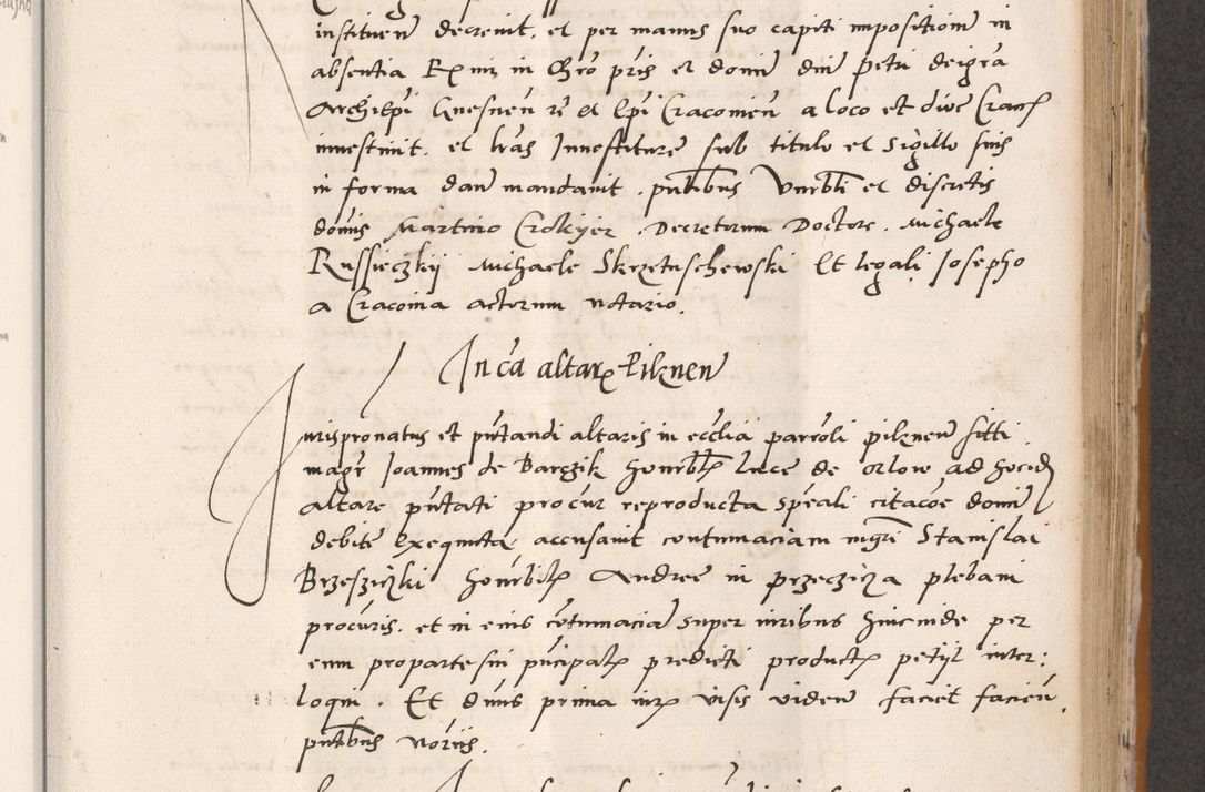 Zdjęcie nr 401 dla obiektu archiwalnego: Acta actorum coram reverendo patre domino Benedicto Isdbienski cancellario Gnesnesi, canonico et reverendissimi in Christo patris et domini domini Petri Dei gratia archiepiscopi Gnesnensis et episcopi Cracoviensis sedisque apostolice legati nati et primatis Regni Polonie, vicarioque in spiritualibus generali Cracoviensi ad annum Domini millesimum quingentisimum quadragesimum primum, cuius indictio est quatuordecima, pontificatus sanctissimi in Christo patris et domini nostri domini Pauli divina providencia pape tercii, anno ipsius septimo, feliciter continuantur. Dii cepta secundent
