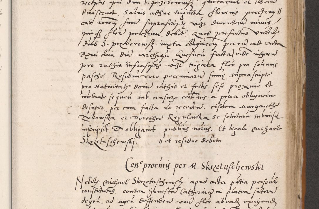 Zdjęcie nr 399 dla obiektu archiwalnego: Acta actorum coram reverendo patre domino Benedicto Isdbienski cancellario Gnesnesi, canonico et reverendissimi in Christo patris et domini domini Petri Dei gratia archiepiscopi Gnesnensis et episcopi Cracoviensis sedisque apostolice legati nati et primatis Regni Polonie, vicarioque in spiritualibus generali Cracoviensi ad annum Domini millesimum quingentisimum quadragesimum primum, cuius indictio est quatuordecima, pontificatus sanctissimi in Christo patris et domini nostri domini Pauli divina providencia pape tercii, anno ipsius septimo, feliciter continuantur. Dii cepta secundent