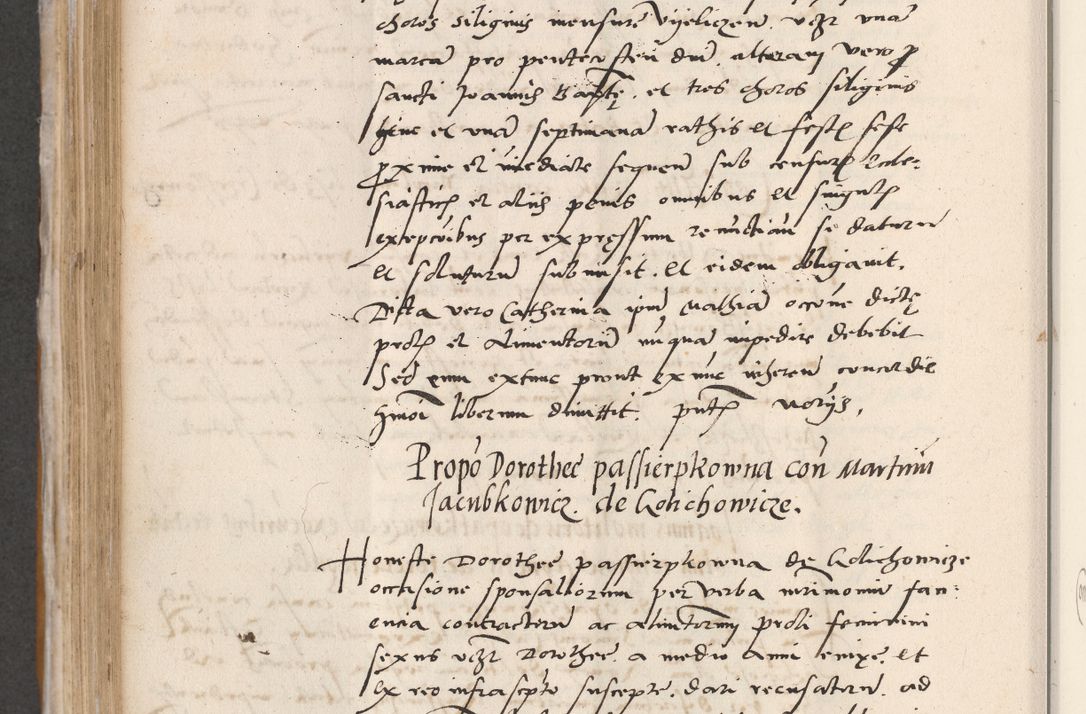 Zdjęcie nr 396 dla obiektu archiwalnego: Acta actorum coram reverendo patre domino Benedicto Isdbienski cancellario Gnesnesi, canonico et reverendissimi in Christo patris et domini domini Petri Dei gratia archiepiscopi Gnesnensis et episcopi Cracoviensis sedisque apostolice legati nati et primatis Regni Polonie, vicarioque in spiritualibus generali Cracoviensi ad annum Domini millesimum quingentisimum quadragesimum primum, cuius indictio est quatuordecima, pontificatus sanctissimi in Christo patris et domini nostri domini Pauli divina providencia pape tercii, anno ipsius septimo, feliciter continuantur. Dii cepta secundent