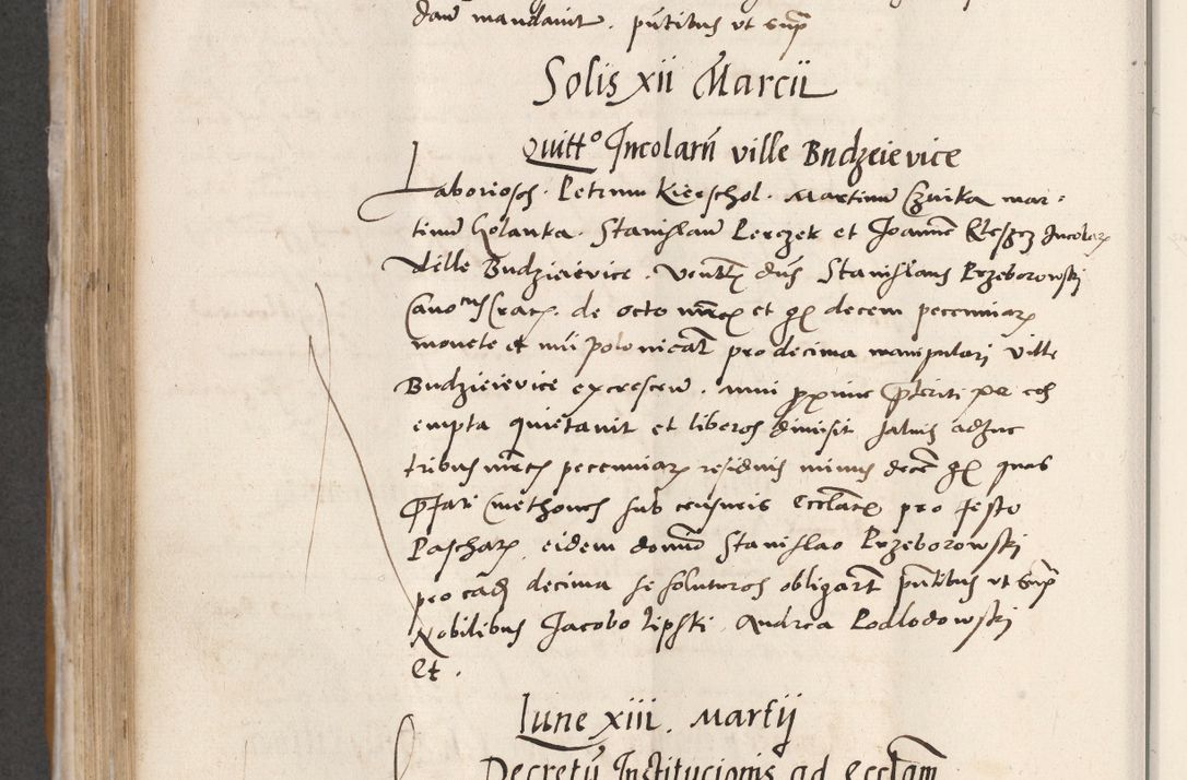 Zdjęcie nr 390 dla obiektu archiwalnego: Acta actorum coram reverendo patre domino Benedicto Isdbienski cancellario Gnesnesi, canonico et reverendissimi in Christo patris et domini domini Petri Dei gratia archiepiscopi Gnesnensis et episcopi Cracoviensis sedisque apostolice legati nati et primatis Regni Polonie, vicarioque in spiritualibus generali Cracoviensi ad annum Domini millesimum quingentisimum quadragesimum primum, cuius indictio est quatuordecima, pontificatus sanctissimi in Christo patris et domini nostri domini Pauli divina providencia pape tercii, anno ipsius septimo, feliciter continuantur. Dii cepta secundent