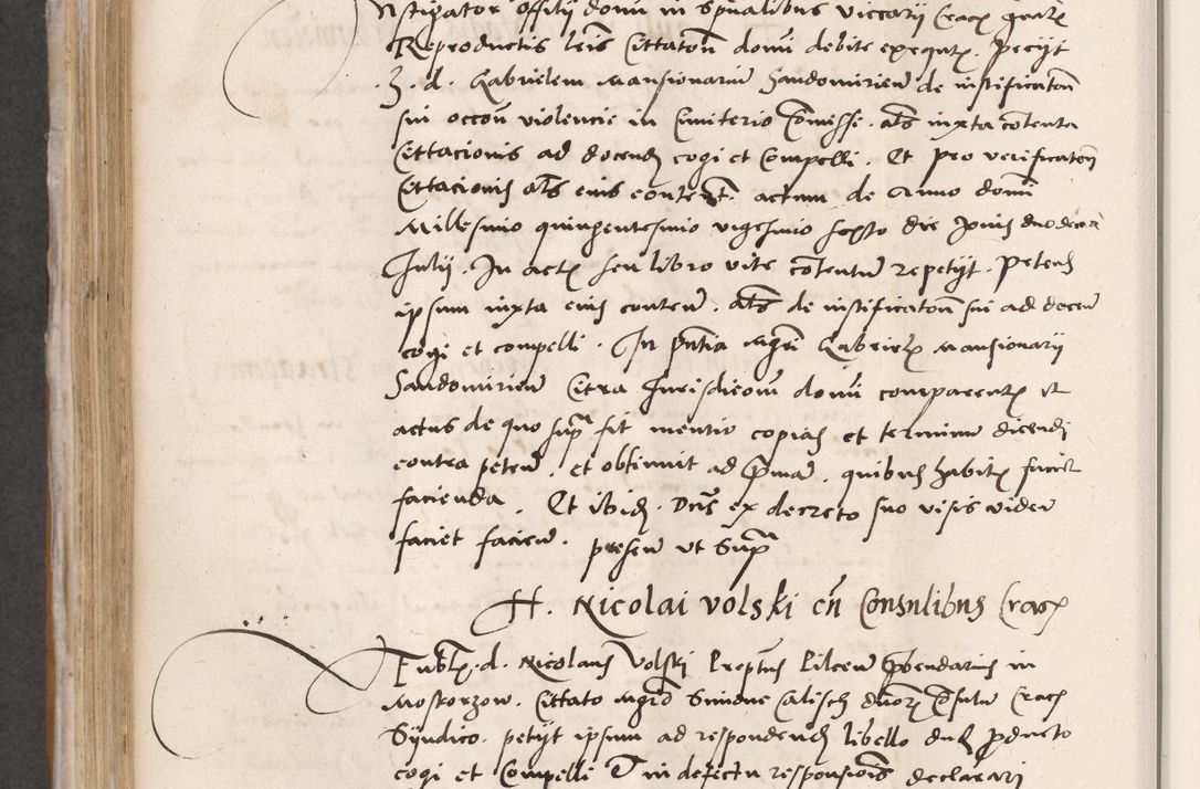 Zdjęcie nr 388 dla obiektu archiwalnego: Acta actorum coram reverendo patre domino Benedicto Isdbienski cancellario Gnesnesi, canonico et reverendissimi in Christo patris et domini domini Petri Dei gratia archiepiscopi Gnesnensis et episcopi Cracoviensis sedisque apostolice legati nati et primatis Regni Polonie, vicarioque in spiritualibus generali Cracoviensi ad annum Domini millesimum quingentisimum quadragesimum primum, cuius indictio est quatuordecima, pontificatus sanctissimi in Christo patris et domini nostri domini Pauli divina providencia pape tercii, anno ipsius septimo, feliciter continuantur. Dii cepta secundent