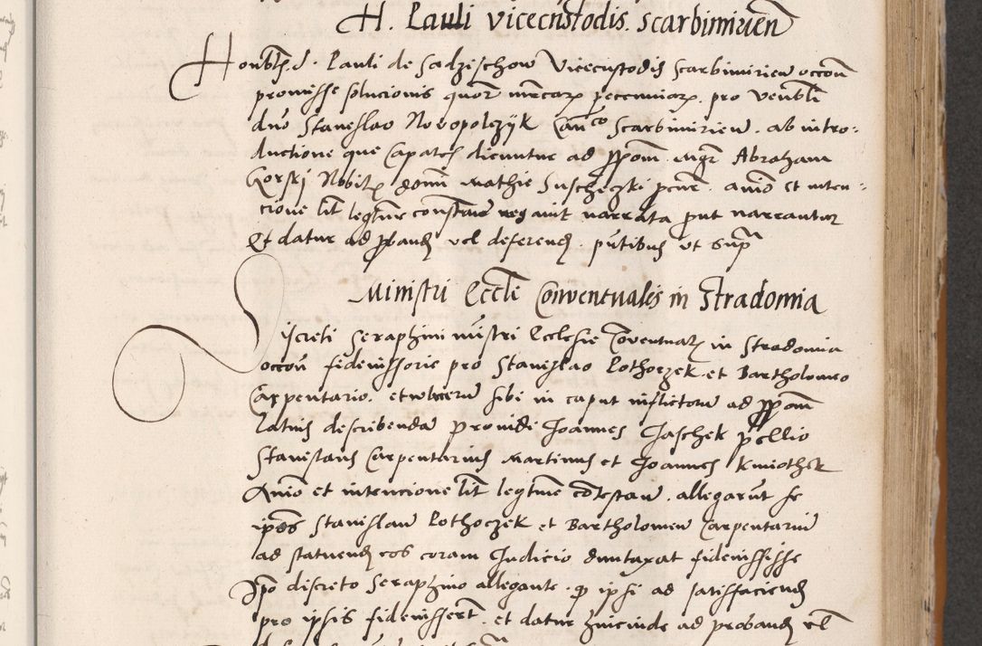 Zdjęcie nr 387 dla obiektu archiwalnego: Acta actorum coram reverendo patre domino Benedicto Isdbienski cancellario Gnesnesi, canonico et reverendissimi in Christo patris et domini domini Petri Dei gratia archiepiscopi Gnesnensis et episcopi Cracoviensis sedisque apostolice legati nati et primatis Regni Polonie, vicarioque in spiritualibus generali Cracoviensi ad annum Domini millesimum quingentisimum quadragesimum primum, cuius indictio est quatuordecima, pontificatus sanctissimi in Christo patris et domini nostri domini Pauli divina providencia pape tercii, anno ipsius septimo, feliciter continuantur. Dii cepta secundent