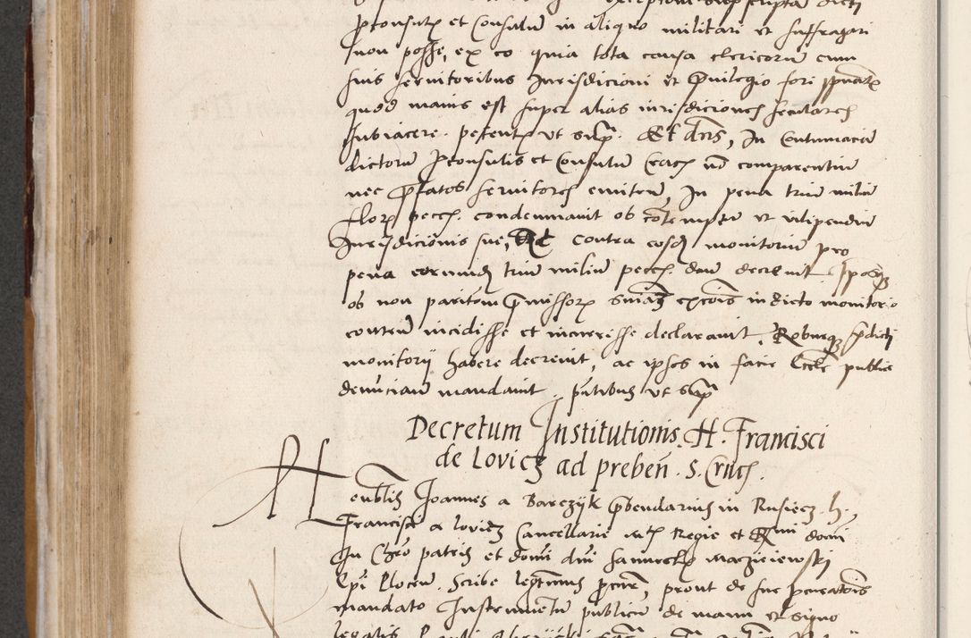 Zdjęcie nr 374 dla obiektu archiwalnego: Acta actorum coram reverendo patre domino Benedicto Isdbienski cancellario Gnesnesi, canonico et reverendissimi in Christo patris et domini domini Petri Dei gratia archiepiscopi Gnesnensis et episcopi Cracoviensis sedisque apostolice legati nati et primatis Regni Polonie, vicarioque in spiritualibus generali Cracoviensi ad annum Domini millesimum quingentisimum quadragesimum primum, cuius indictio est quatuordecima, pontificatus sanctissimi in Christo patris et domini nostri domini Pauli divina providencia pape tercii, anno ipsius septimo, feliciter continuantur. Dii cepta secundent