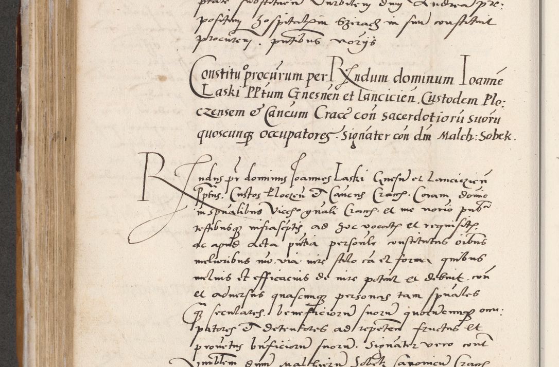 Zdjęcie nr 364 dla obiektu archiwalnego: Acta actorum coram reverendo patre domino Benedicto Isdbienski cancellario Gnesnesi, canonico et reverendissimi in Christo patris et domini domini Petri Dei gratia archiepiscopi Gnesnensis et episcopi Cracoviensis sedisque apostolice legati nati et primatis Regni Polonie, vicarioque in spiritualibus generali Cracoviensi ad annum Domini millesimum quingentisimum quadragesimum primum, cuius indictio est quatuordecima, pontificatus sanctissimi in Christo patris et domini nostri domini Pauli divina providencia pape tercii, anno ipsius septimo, feliciter continuantur. Dii cepta secundent
