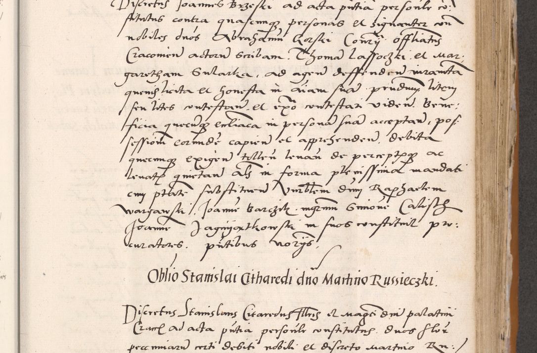 Zdjęcie nr 363 dla obiektu archiwalnego: Acta actorum coram reverendo patre domino Benedicto Isdbienski cancellario Gnesnesi, canonico et reverendissimi in Christo patris et domini domini Petri Dei gratia archiepiscopi Gnesnensis et episcopi Cracoviensis sedisque apostolice legati nati et primatis Regni Polonie, vicarioque in spiritualibus generali Cracoviensi ad annum Domini millesimum quingentisimum quadragesimum primum, cuius indictio est quatuordecima, pontificatus sanctissimi in Christo patris et domini nostri domini Pauli divina providencia pape tercii, anno ipsius septimo, feliciter continuantur. Dii cepta secundent