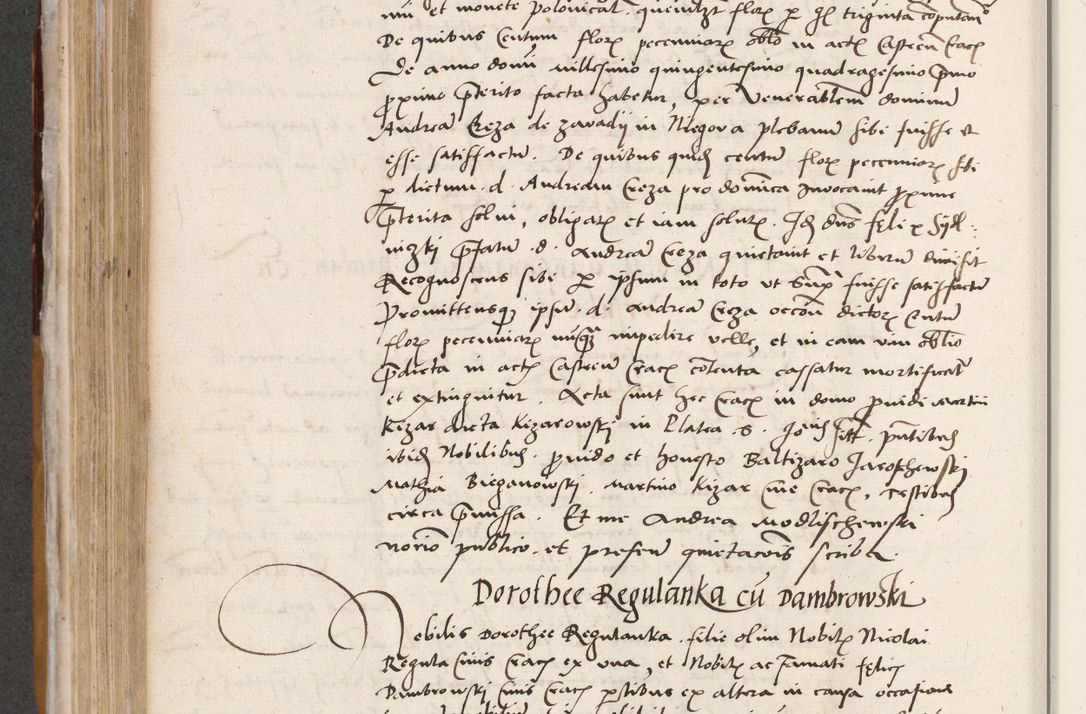 Zdjęcie nr 360 dla obiektu archiwalnego: Acta actorum coram reverendo patre domino Benedicto Isdbienski cancellario Gnesnesi, canonico et reverendissimi in Christo patris et domini domini Petri Dei gratia archiepiscopi Gnesnensis et episcopi Cracoviensis sedisque apostolice legati nati et primatis Regni Polonie, vicarioque in spiritualibus generali Cracoviensi ad annum Domini millesimum quingentisimum quadragesimum primum, cuius indictio est quatuordecima, pontificatus sanctissimi in Christo patris et domini nostri domini Pauli divina providencia pape tercii, anno ipsius septimo, feliciter continuantur. Dii cepta secundent