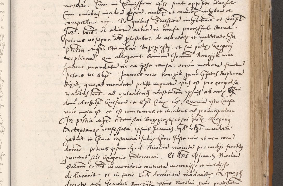 Zdjęcie nr 357 dla obiektu archiwalnego: Acta actorum coram reverendo patre domino Benedicto Isdbienski cancellario Gnesnesi, canonico et reverendissimi in Christo patris et domini domini Petri Dei gratia archiepiscopi Gnesnensis et episcopi Cracoviensis sedisque apostolice legati nati et primatis Regni Polonie, vicarioque in spiritualibus generali Cracoviensi ad annum Domini millesimum quingentisimum quadragesimum primum, cuius indictio est quatuordecima, pontificatus sanctissimi in Christo patris et domini nostri domini Pauli divina providencia pape tercii, anno ipsius septimo, feliciter continuantur. Dii cepta secundent