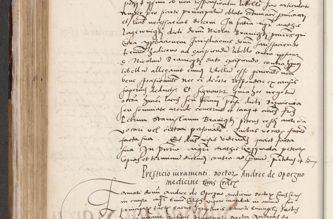 Zdjęcie nr 350 dla obiektu archiwalnego: Acta actorum coram reverendo patre domino Benedicto Isdbienski cancellario Gnesnesi, canonico et reverendissimi in Christo patris et domini domini Petri Dei gratia archiepiscopi Gnesnensis et episcopi Cracoviensis sedisque apostolice legati nati et primatis Regni Polonie, vicarioque in spiritualibus generali Cracoviensi ad annum Domini millesimum quingentisimum quadragesimum primum, cuius indictio est quatuordecima, pontificatus sanctissimi in Christo patris et domini nostri domini Pauli divina providencia pape tercii, anno ipsius septimo, feliciter continuantur. Dii cepta secundent