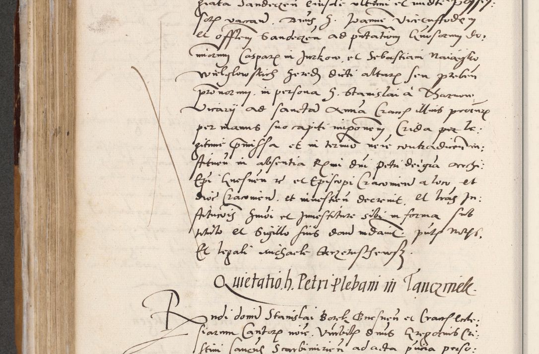 Zdjęcie nr 342 dla obiektu archiwalnego: Acta actorum coram reverendo patre domino Benedicto Isdbienski cancellario Gnesnesi, canonico et reverendissimi in Christo patris et domini domini Petri Dei gratia archiepiscopi Gnesnensis et episcopi Cracoviensis sedisque apostolice legati nati et primatis Regni Polonie, vicarioque in spiritualibus generali Cracoviensi ad annum Domini millesimum quingentisimum quadragesimum primum, cuius indictio est quatuordecima, pontificatus sanctissimi in Christo patris et domini nostri domini Pauli divina providencia pape tercii, anno ipsius septimo, feliciter continuantur. Dii cepta secundent