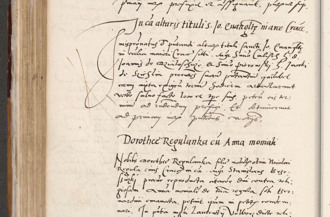 Zdjęcie nr 338 dla obiektu archiwalnego: Acta actorum coram reverendo patre domino Benedicto Isdbienski cancellario Gnesnesi, canonico et reverendissimi in Christo patris et domini domini Petri Dei gratia archiepiscopi Gnesnensis et episcopi Cracoviensis sedisque apostolice legati nati et primatis Regni Polonie, vicarioque in spiritualibus generali Cracoviensi ad annum Domini millesimum quingentisimum quadragesimum primum, cuius indictio est quatuordecima, pontificatus sanctissimi in Christo patris et domini nostri domini Pauli divina providencia pape tercii, anno ipsius septimo, feliciter continuantur. Dii cepta secundent