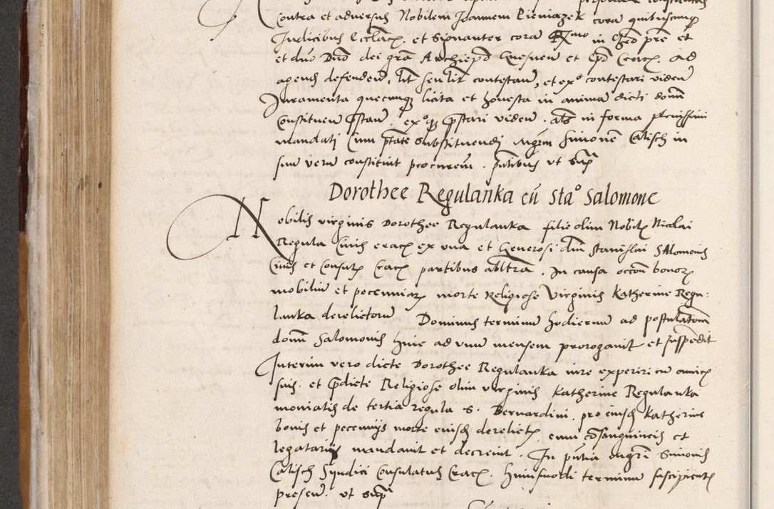 Zdjęcie nr 332 dla obiektu archiwalnego: Acta actorum coram reverendo patre domino Benedicto Isdbienski cancellario Gnesnesi, canonico et reverendissimi in Christo patris et domini domini Petri Dei gratia archiepiscopi Gnesnensis et episcopi Cracoviensis sedisque apostolice legati nati et primatis Regni Polonie, vicarioque in spiritualibus generali Cracoviensi ad annum Domini millesimum quingentisimum quadragesimum primum, cuius indictio est quatuordecima, pontificatus sanctissimi in Christo patris et domini nostri domini Pauli divina providencia pape tercii, anno ipsius septimo, feliciter continuantur. Dii cepta secundent